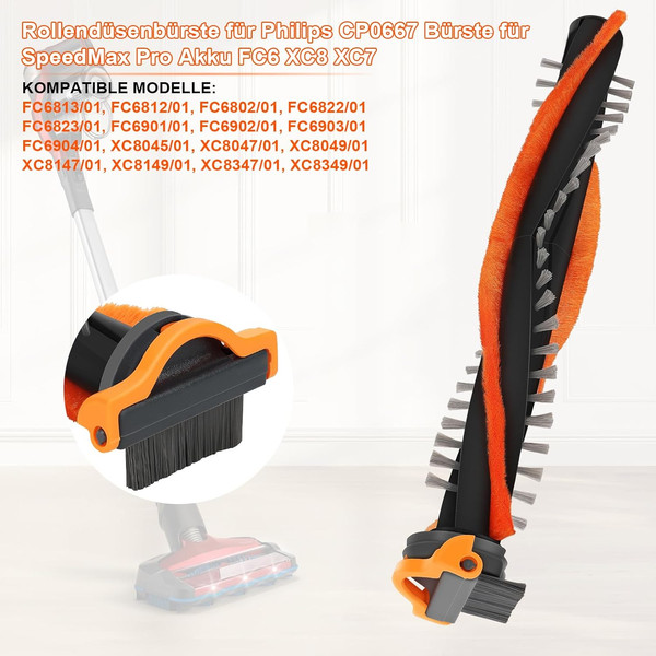 Popüler Philips SpeedMax Pro için Yedek Rulo Fırça CP0667 360° FC6 XC7 XC8 Serileri Uyumlu FC6822/01