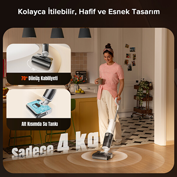 Roborock F25 RT Islak Kuru Akıllı Dikey Süpürge