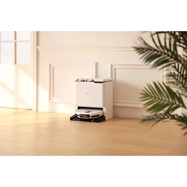 Ezviz RS20 Max Kendi Kendine Temizleme 13000 Pa Kameralı Devriye İki Yönlü Konuşma Robot Süpürge