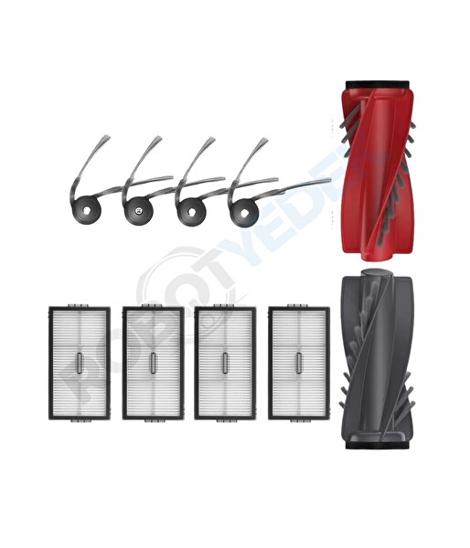 Saros 10R Uyumlu Mopsuz Fırça Hepa Filtre Seti - 9 Parça