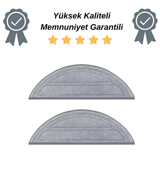 Robotyedek Roborock Saros 10 Uyumlu 2 Adet Mikrofiber Mop Bez