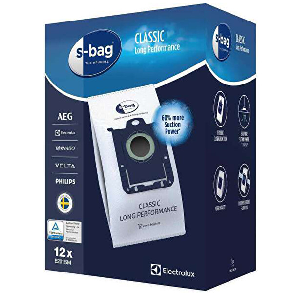 Electrolux E201SM S-Bag 12'li Toz Torbası
