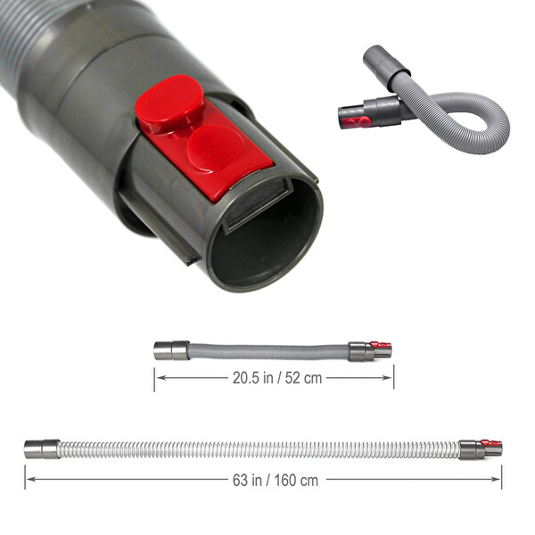 Filterhauz Dyson V11 Uyumlu 1 Hortum - Uzun Uç Temizlik Başlık Seti