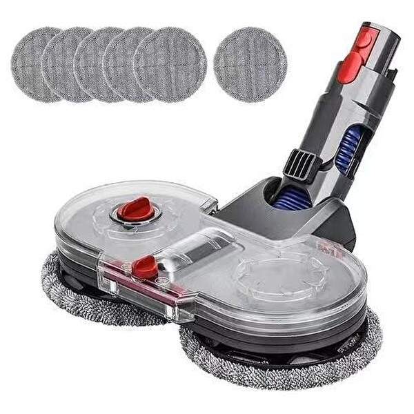 Valkyrie Dyson Uyumlu Su Püskürtmeli Mop Başlığı - 6 Paspaslı V7 V8 V10 V11 V15 Gen5