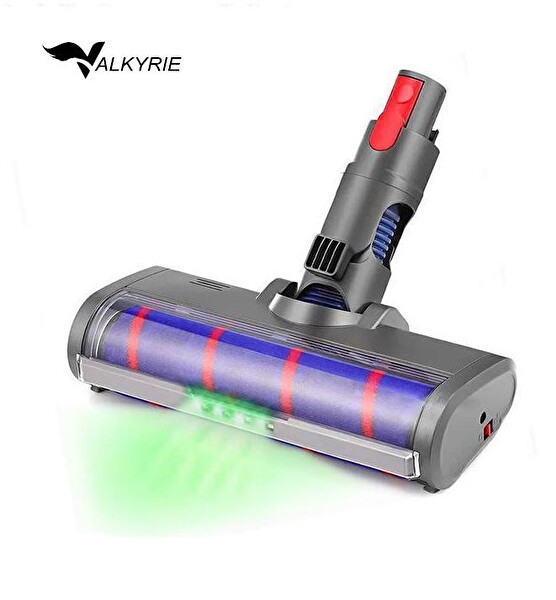 Valkyrie LED Işıklı Yumuşak Rulo Süpürge Başlığı - Dyson V7 V8 V10 V11 V15 Uyumlu