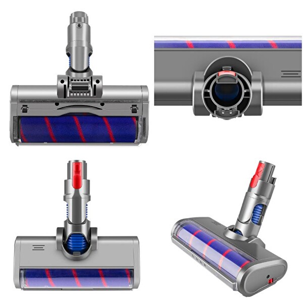 Valkyrie LED Işıklı Yumuşak Rulo Süpürge Başlığı - Dyson V7 V8 V10 V11 V15 Uyumlu
