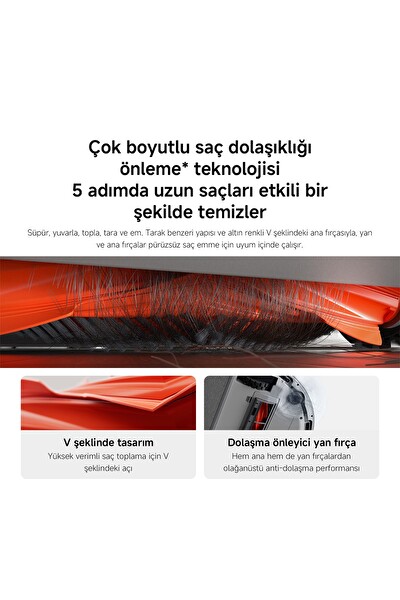 Robot Vacuum H40 Akıllı Robot Süpürge - Mop 10000 PA (Xiaomi Türkiye Garantili)