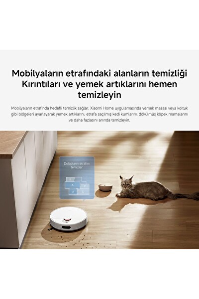 Robot Vacuum H40 Akıllı Robot Süpürge - Mop 10000 PA (Xiaomi Türkiye Garantili)