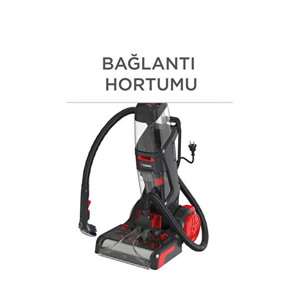 Torima DHY-1000 800W Halı Ve Koltuk Yıkama Temizleme Leke Çıkartma Makinesi Siyah