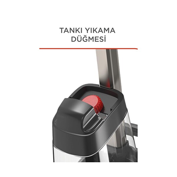Torima DHY-1000 800W Halı Ve Koltuk Yıkama Temizleme Leke Çıkartma Makinesi Siyah