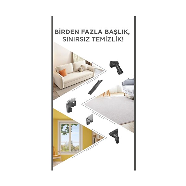 Torima DHY-1000 800W Halı Ve Koltuk Yıkama Temizleme Leke Çıkartma Makinesi Siyah