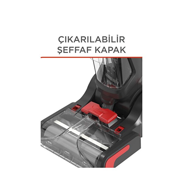 Torima DHY-1000 800W Halı Ve Koltuk Yıkama Temizleme Leke Çıkartma Makinesi Siyah