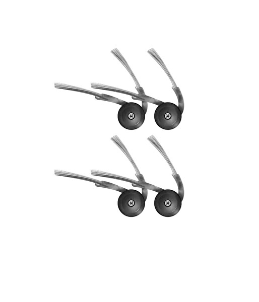 Robotyedek Roborock Q8 Max Pro (2025 Model) Uyumlu Yedek Yan Fırça-4 Adet