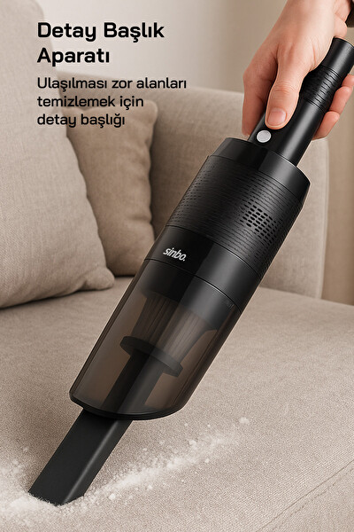 Sinbo SVC-8631 Şarjlı El Süpürgesi - Siyah