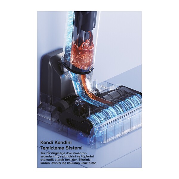 Sinbo SFC-4102 Islak Kuru Siyah Şarjlı Dikey Süpürge Beyaz