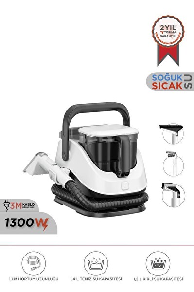 Torima TCC 01 Siyah Buharlı Koltuk ve Halı Yıkama Makinesi Leke Çıkartma Makinesi