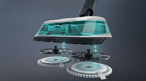Siemens iQ500 VSM120HYG Dikey Şarjlı Elektrik Süpürgesi - Ay Mavisi