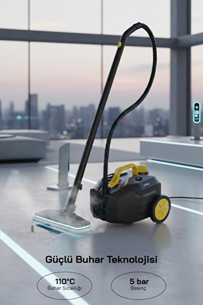 Sinbo SSC-6428 2000W 5 Bar Yüksek Basınçlı 15 Başlıklı 2 LT 110 C Buharlı Temizleyici