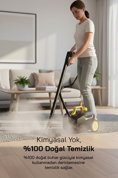 Sinbo SSC-6428 2000W 5 Bar Yüksek Basınçlı 15 Başlıklı 2 LT 110 C Buharlı Temizleyici