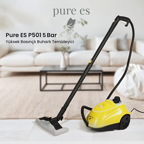 Pure Es P501 Yüksek Basınçlı Buharlı Temizleyici Sarı