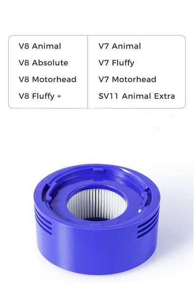 Rovexa Dyson V7 V8 Cordless Uyumlu Hepa Filtre 2 Adet