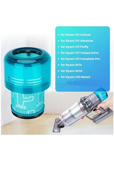 Rovexa Dyson V15 Detect Uyumlu Yeşil Hepa Filtre 4 Adet