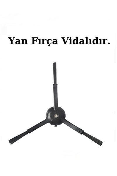 Rovexa Roborock Q8 Max & Q8 Max Plus Uyumlu 2 Adet Yan Fırça