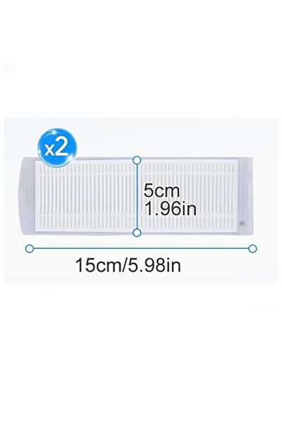 Rovexa Xiaomi Robot Vacuum Mop 2S Uyumlu 2 Adet Hepa Filtre