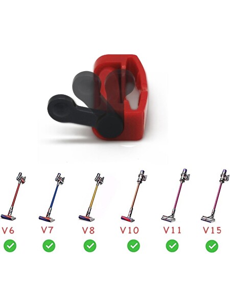 Rovexa Dyson V6 V7 V8 V10 V11 V15 Uyumlu Tetik Kilidi - Parmak Yormayan Güç Düğmesi Kilidi