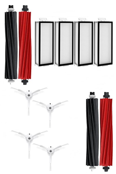 Rovexa Roborock Q8 Max & Q8 Max Plus Uyumlu 10 Parça Set