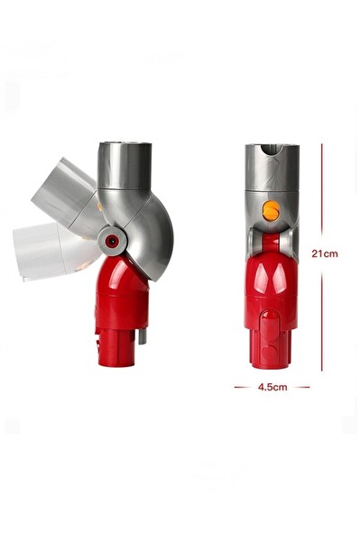 Rovexa Dyson Mobilya Altı Adaptörü - Eğilebilir Dirsek - Bel Bükmeden Temizlik - V7 V8 V10 V11 V15 Uyumlu