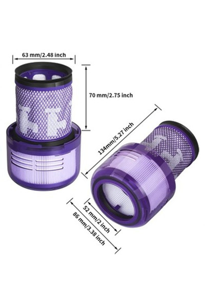 Rovexa Dyson V12 Uyumlu Hepa Filtre 4 Adet