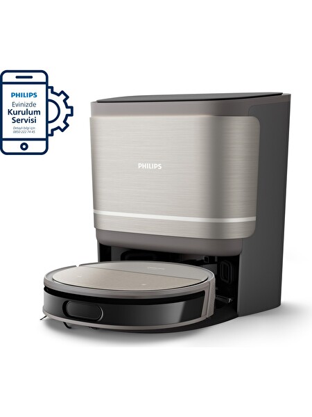 Philips HomeRun 9000 Serisi XU9100/10 Çöp İstasyonlu Akıllı Robot Süpürge