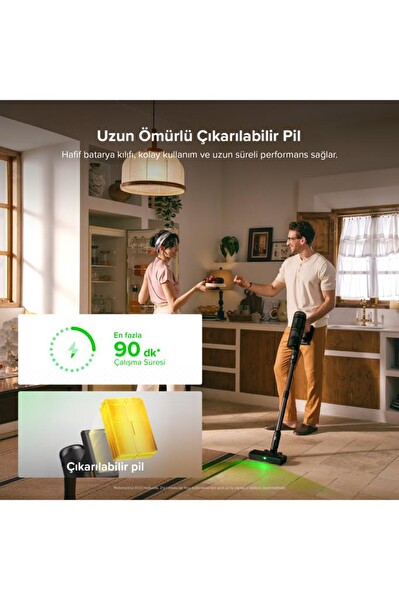 Roborock H60 Hub Ultra Dikey Süpürge - (Roborock Türkiye Garantili)