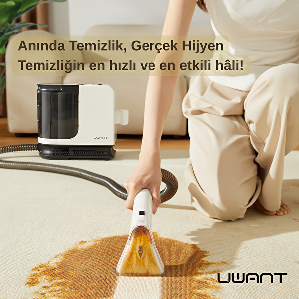 Uwant Y200 15.000Pa Güçlü Emişli 600W Halı Yıkama ve Leke Çıkarma Makinesi