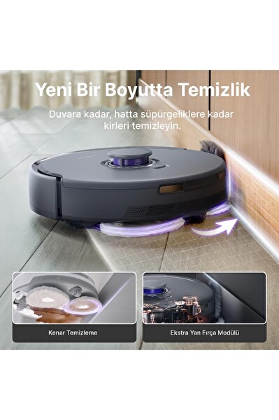 Narwal Freo Z Ultra Akıllı Robot Süpürge Gri 12.000PA Emiş Gücü