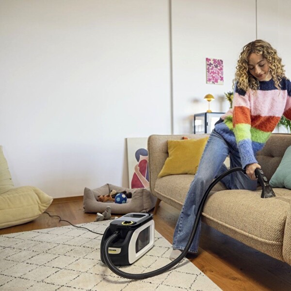 Karcher SE 3 Compact Koltuk Ve Halı Yıkama Makinesi Beyaz