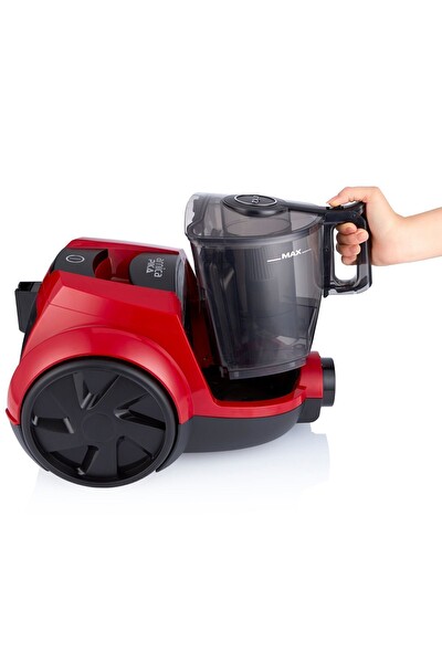 Arnica Pika ET14414 Elektrikli 750 W Toz Torbasız Süpürge Kırmızı
