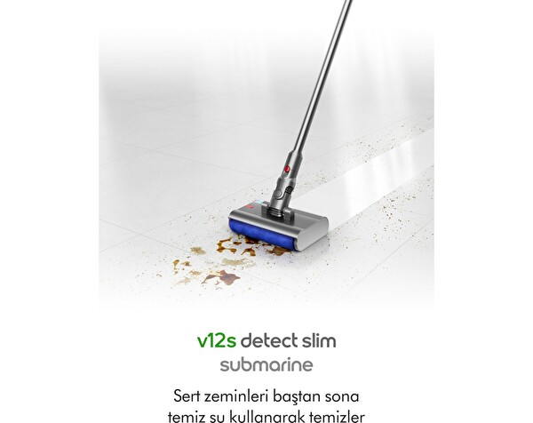 Dyson V12S Detect Slim Submarine Islak Temizleme Özellikli