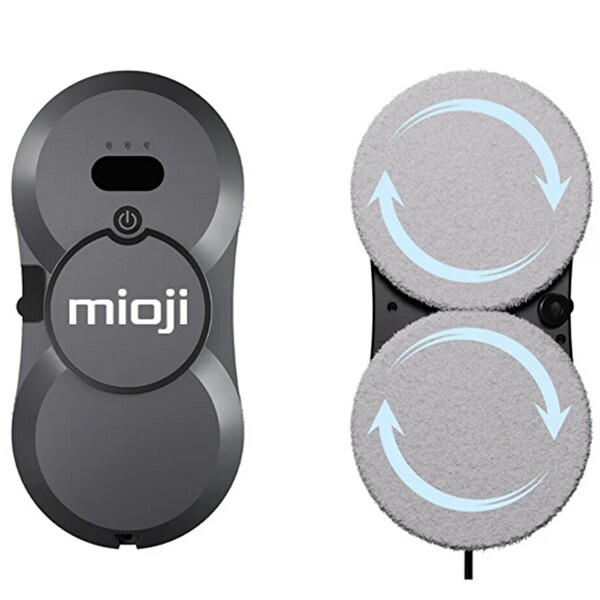Mioji Mio VLR2 Cam Temizleme Robotu Ultrasonik Su Spreyli Akıllı Navigasyonlu Uzaktan Kumandalı Siyah