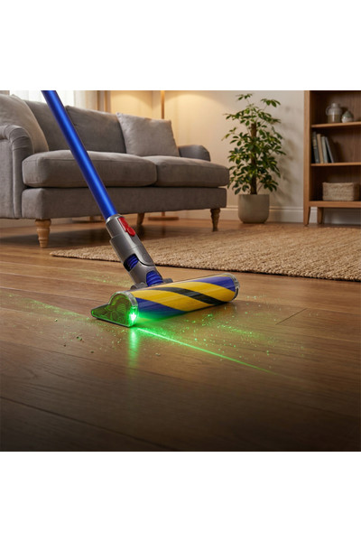 Popüler Dyson V8 Slim ve V12 Slim Uyumlu Lazer Işıklı Fluffy Süpürge Başlığı 972522-02