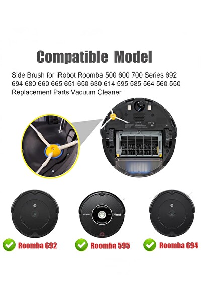 Rovexa iRobot Roomba 600 Serisi Uyumlu 9 Aylık Yaşam Kiti