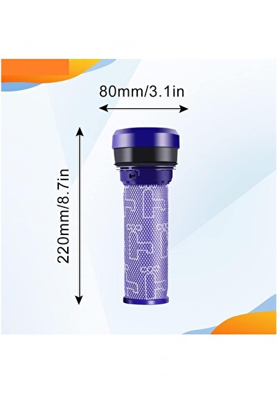 Rovexa Dyson DC 37 & DC 39 Uyumlu Motor Filtresi 1 Adet