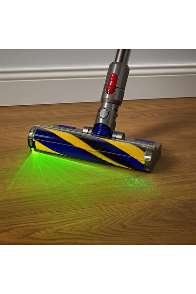 Popüler Dyson V7 V8 V10 V11 V15 Gen5detect Uyumlu Lazer Işıklı Fluffy Süpürge Başlığı