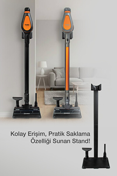 Fantom Pluto P6000 Elektrikli Dikey Süpürge Siyah