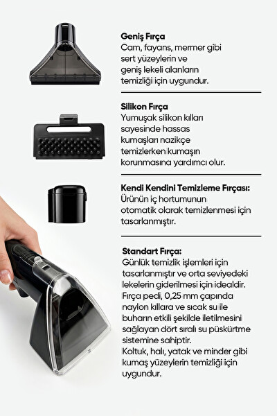 Kamma Spotless Ultra SL2 Çok Fonksiyonlu Buharlı Leke Çıkarıcı ve Koltuk Yıkama Makinesi