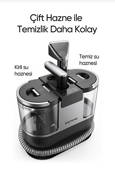 Kamma Spotless Ultra SL2 Çok Fonksiyonlu Buharlı Leke Çıkarıcı ve Koltuk Yıkama Makinesi