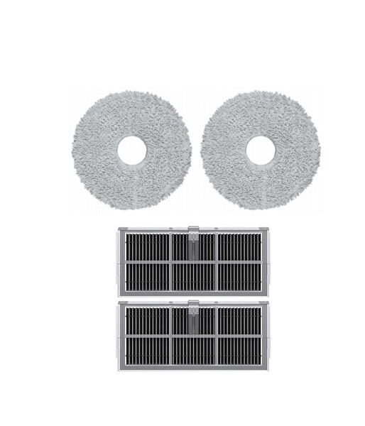 Robotyedek Mova E30 Ultra Uyumlu Mop ve Hepa Filtre-4 Parça