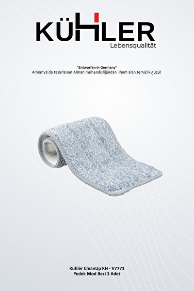 Kühler Buharlı Temizleyici Yedek Mop Bezi Mikrofiber Zemin Temizlik Pedi Yıkanabilir Buharlı Mop Bezi