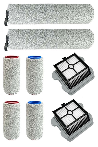 Rovexa Roborock Dyad U10 Uyumlu 4 Parça Set ( 2 Roller Fırça, 2 Hepa Filtre)